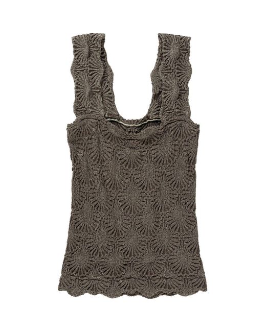 Free People Gray Love Letter Cami