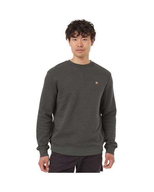 Tentree Gray Treefleece Classic Crew Sweatshirt