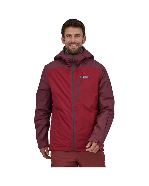 Patagonia Insulated Powder Town Jacket in Red for Men Lyst