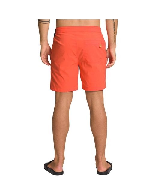 The North Face Class V Ripstop Boardshort in Orange for Men | Lyst