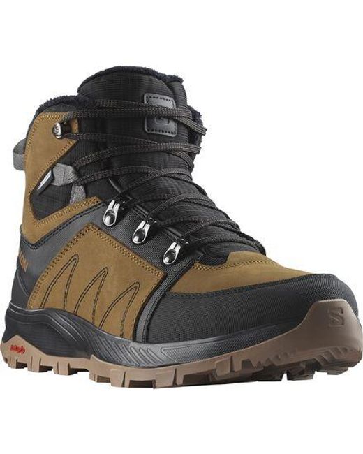 Salomon Brown Outchill Thinsulate Clima Boot for men