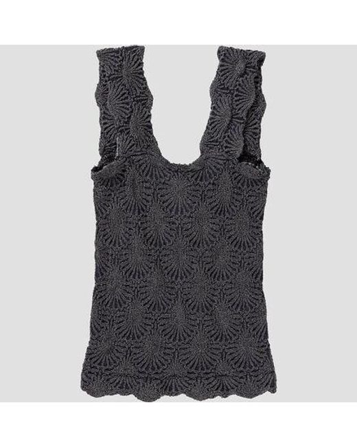 Free People Black Love Letter Cami