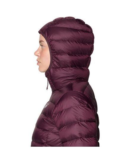 Mountain Hardwear Purple Tiberondack Down Hoodie