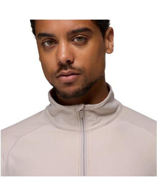 Prana Gray Altitude Tracker Lt 1/4-Zip Top