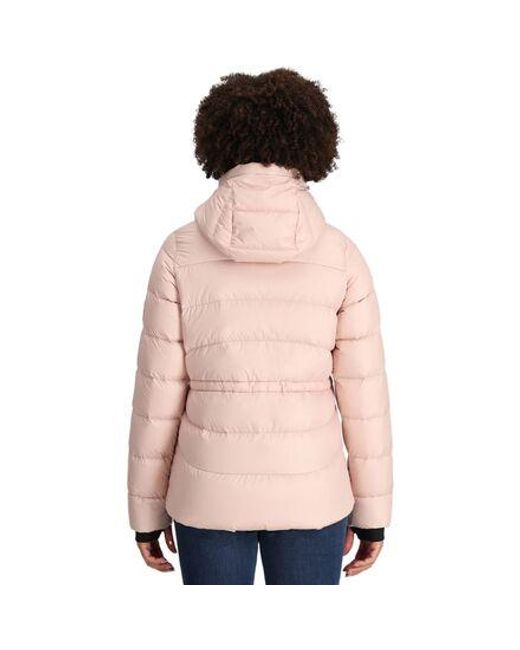 Outdoor Research Pink Coldfront Down Hooded Jacket
