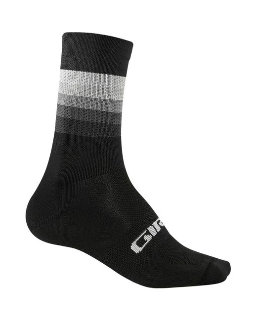 Giro Black Comp Racer High Rise Sock Heatwave