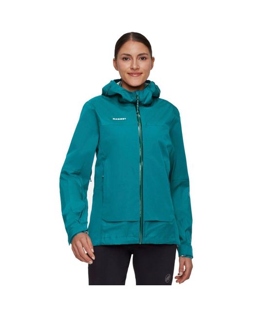 Mammut Blue Ducan Guide Hs Hooded Jacket