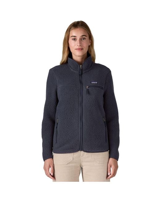 Patagonia Blue Retro Pile Fleece Jacket