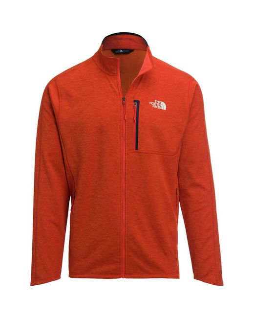 The North Face Orange Canyonlands Fleece Jacket for men