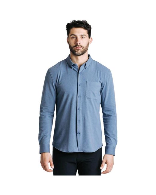 Western Rise Blue X Cotton Shirt