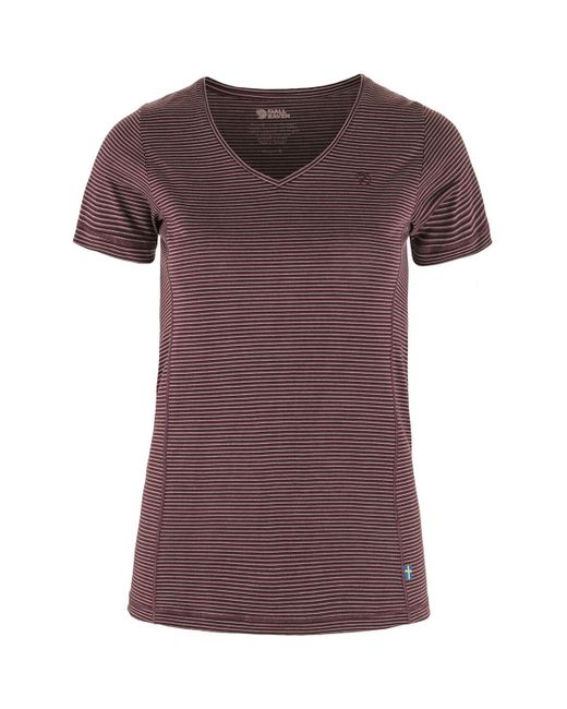 Fjallraven Purple Abisko Cool T-Shirt