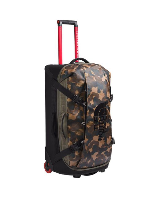 The North Face Black Base Camp Rolling Thunder 28In Bag Utility Camo Texture Print
