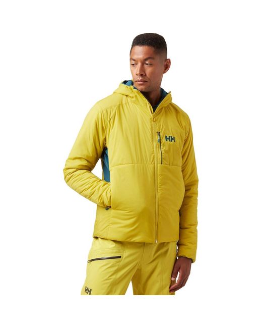 Helly Hansen Yellow Odin Stretch Hooded Insulator Jacket for men