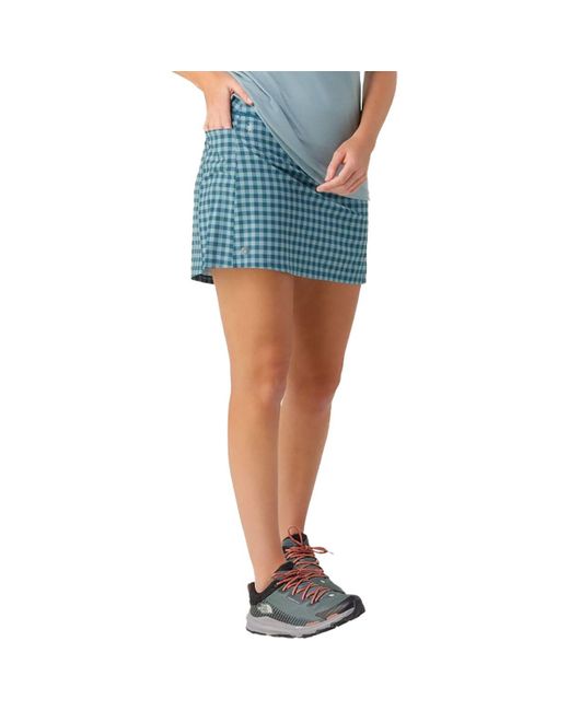 Smartwool Blue Merino Sport Lined Skirt