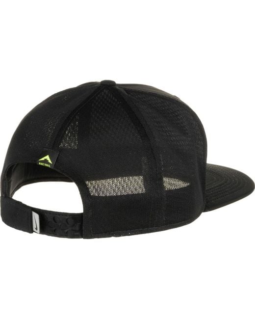 Nike Synthetic Aerobill Trail Cap in Black for Men | Lyst