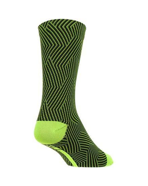 Gore Wear Green C3 Optiline Mid Sock Neon for men
