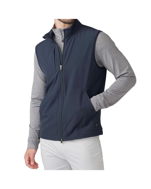 Linksoul Blue Solana Full-zip Vest for men