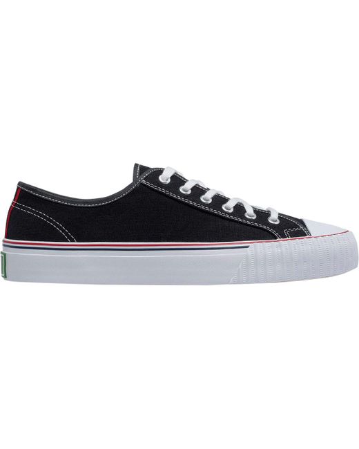 pf flyers black and white