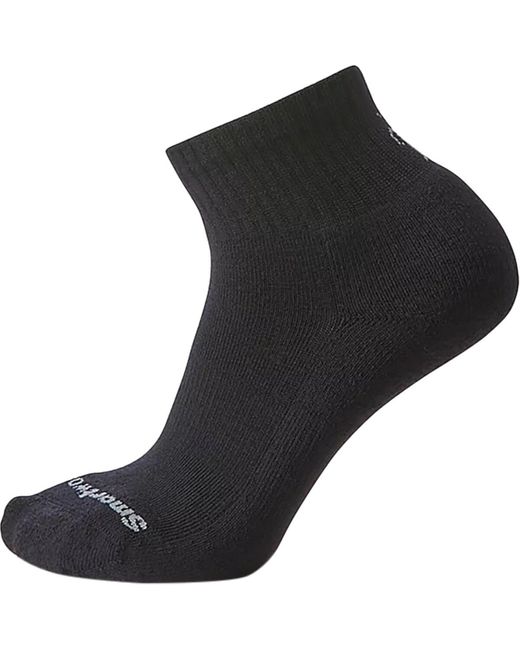 Smartwool Black Everyday Solid Rib Ankle Socks for men