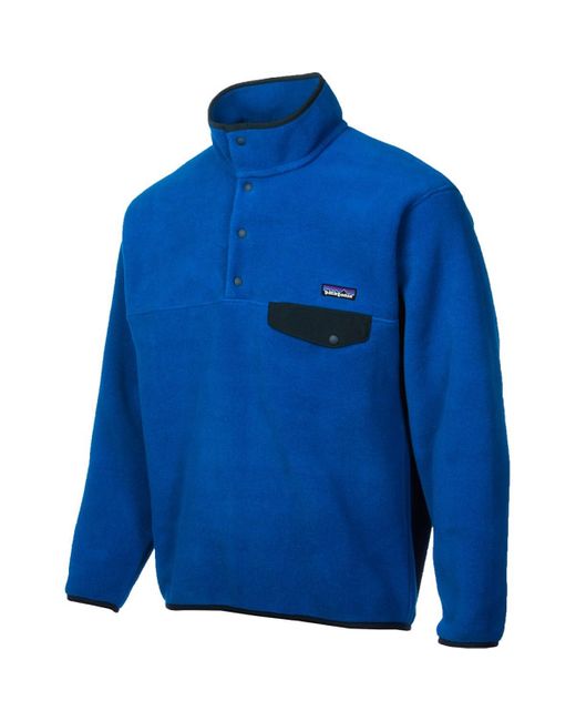 Patagonia Blue Synchilla Snap-T Fleece Pullover for men