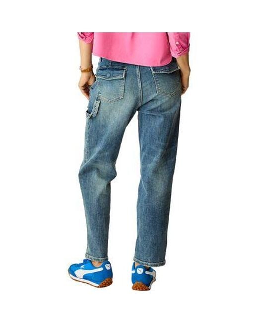 Carve Designs Blue Corey Denim Pant