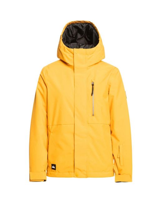 Quiksilver Yellow Mission Solid Jacket