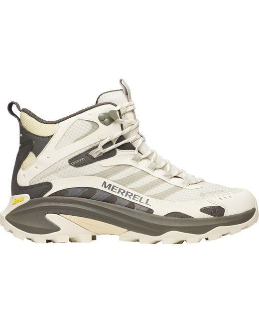Merrell White Moab Speed 2 Mid Gtx Hiking Shoe