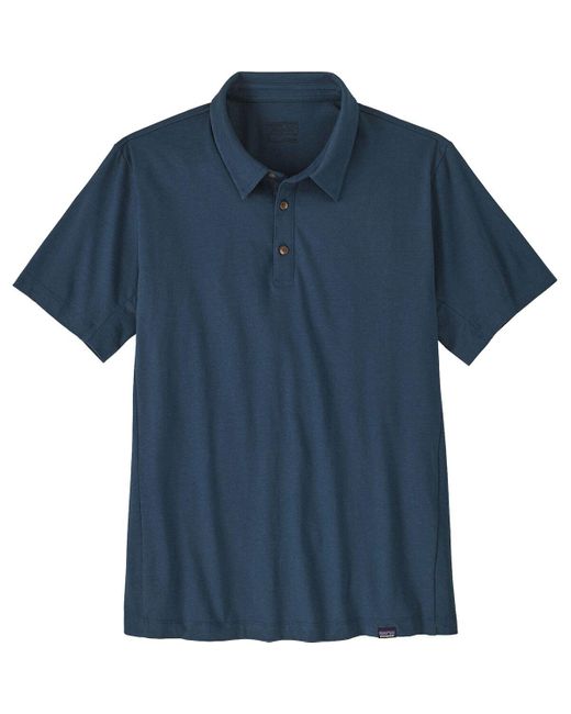 Patagonia Blue Essential Polo Shirt for men