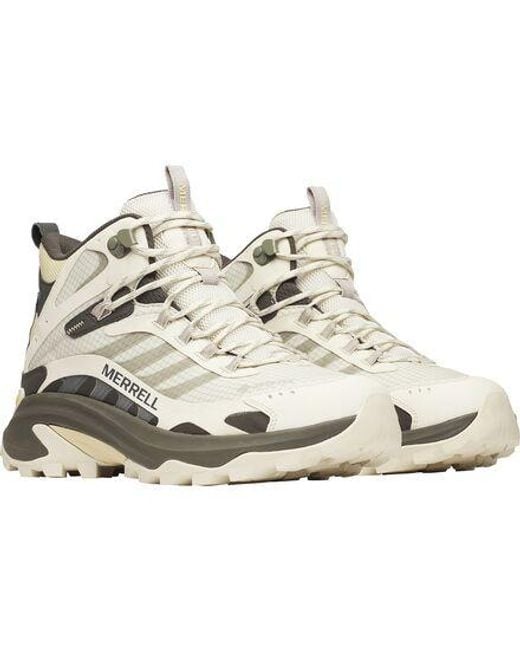 Merrell White Moab Speed 2 Mid Gtx Hiking Shoe
