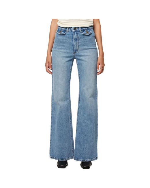 Rolla's Blue Eastcoast Flare Pant