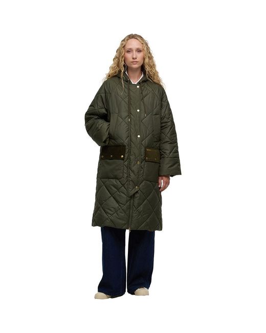 Barbour Green Braidley Quilted Jacket