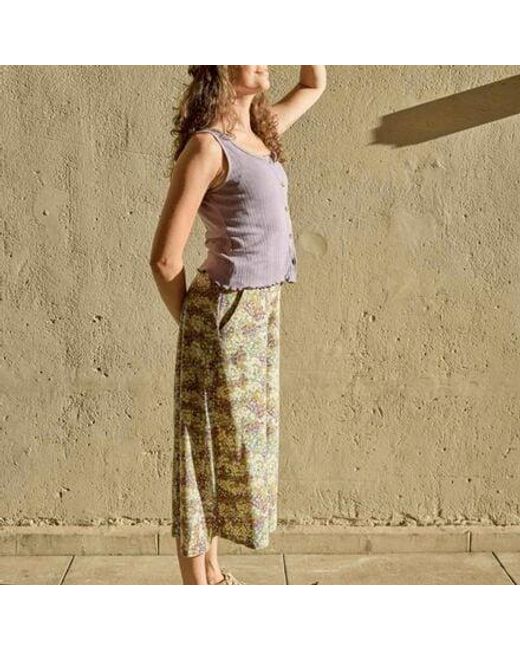 Toad&Co Purple Foothill Pointelle Button Tank