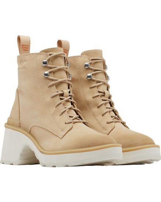 Sorel Natural Hi-Line Heel Lace Boot