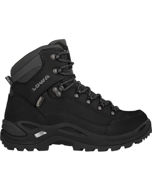 Lowa Black Renegade Gtx Mid Boot