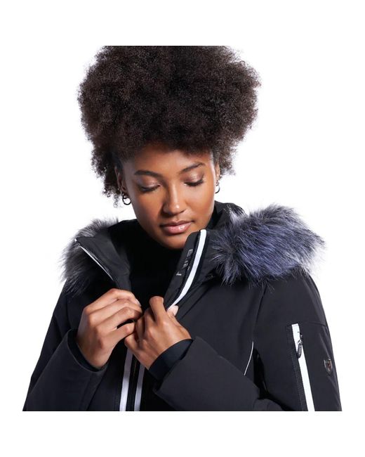Fera Danielle Iii Faux Fur Jacket in Black | Lyst
