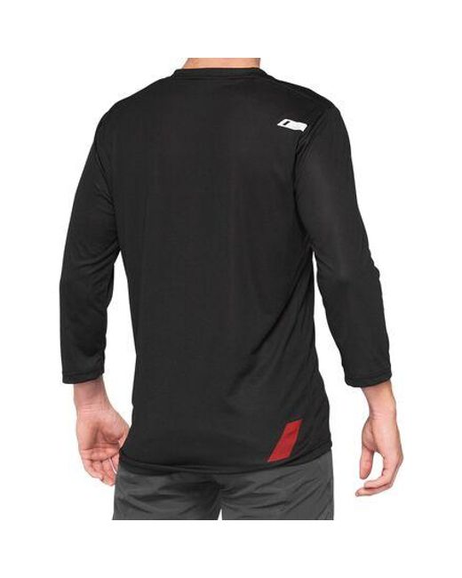 100% Black Airmatic 3/4-Sleeve Jersey for men
