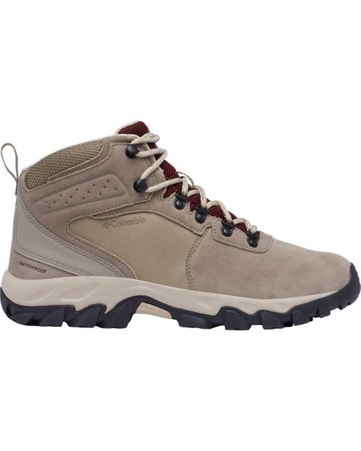 Columbia Gray Newton Ridge Plus Ii Suede Wp Hiking Boot for men