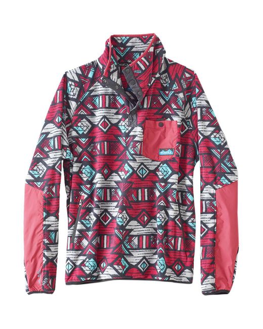 Kavu Red Teannaway Fleece Jacket for men