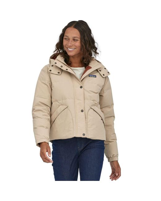 Patagonia Downdrift Jacket in Natural | Lyst