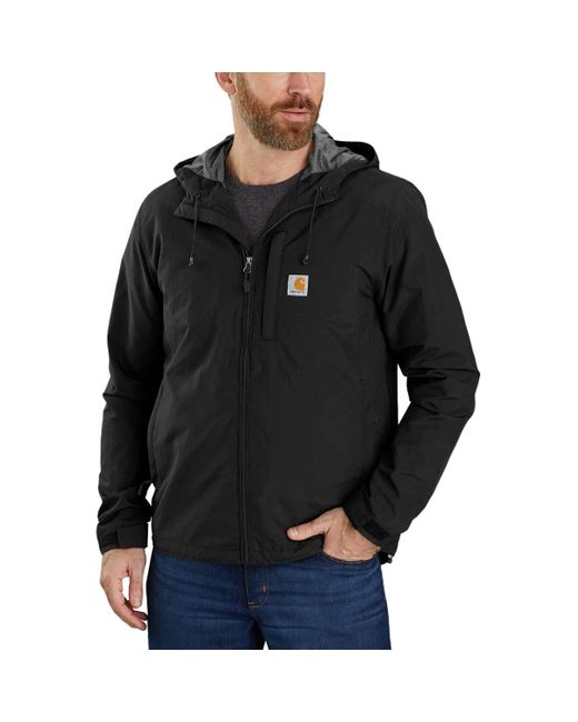 Carhartt Rain Defender Relaxed Fit Lw Jacket in Black for Men | Lyst