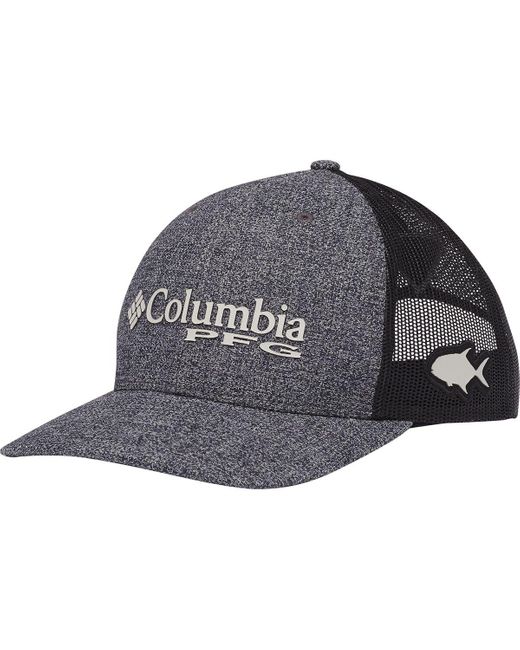 Columbia Gray Pfg Mesh Snap Back Ball Cap for men
