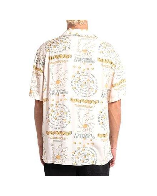 Deus Ex Machina Natural Smithson Short-Sleeve Shirt for men