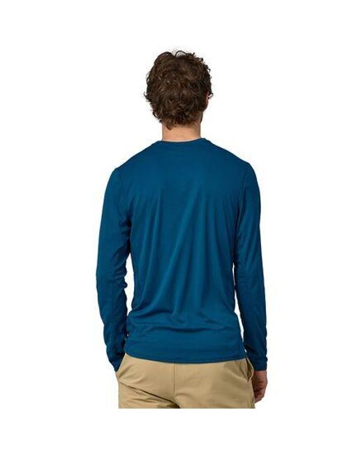 Patagonia Blue Capilene Cool Lightweight Long-Sleeve Shirt for men