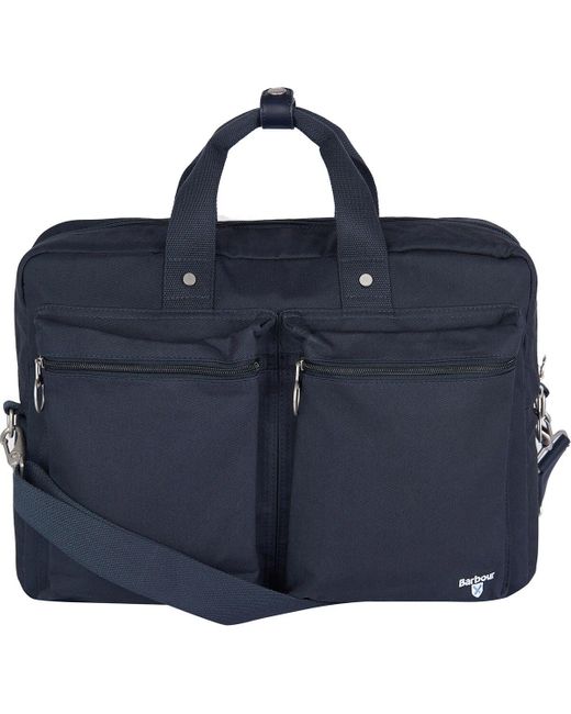Barbour Cascade Multiway Laptop Bag in Blue for Men | Lyst