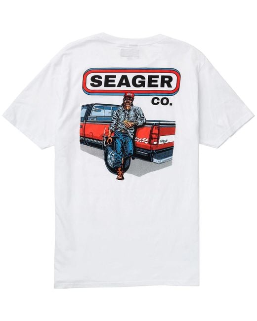 Seager Co. White Wooderson T-Shirt