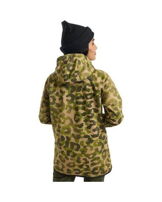 Burton Green Crown Weatherproof Long Full-Zip Fleece Jacket