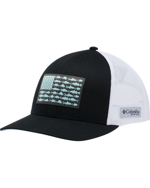 Columbia Pfg Mesh Fish Flag Snap Back Trucker Hat for Men | Lyst