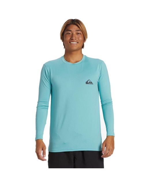Quiksilver Blue Everyday Surf Long-Sleeve T-Shirt