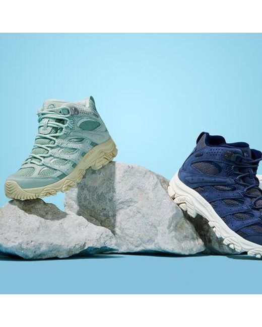 Merrell Blue Moab 3 Mid Waterproof Hiking Boot