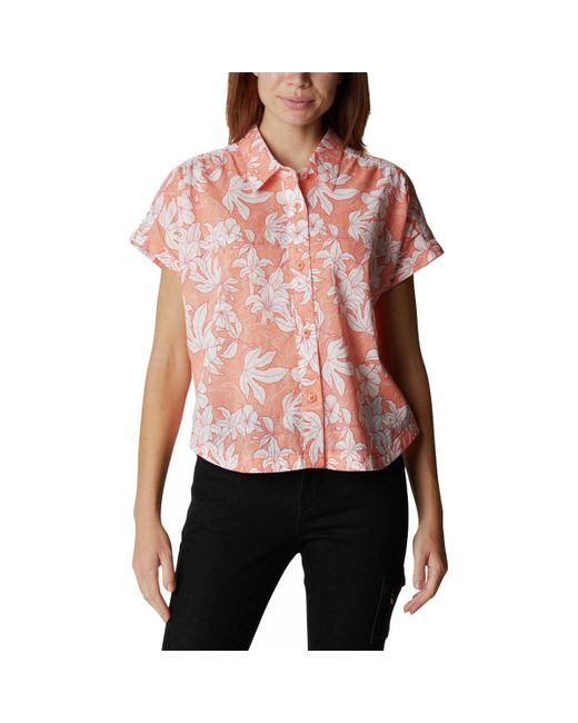 Columbia Camp Henry Iv Short-sleeve Shirt in Pink - Lyst